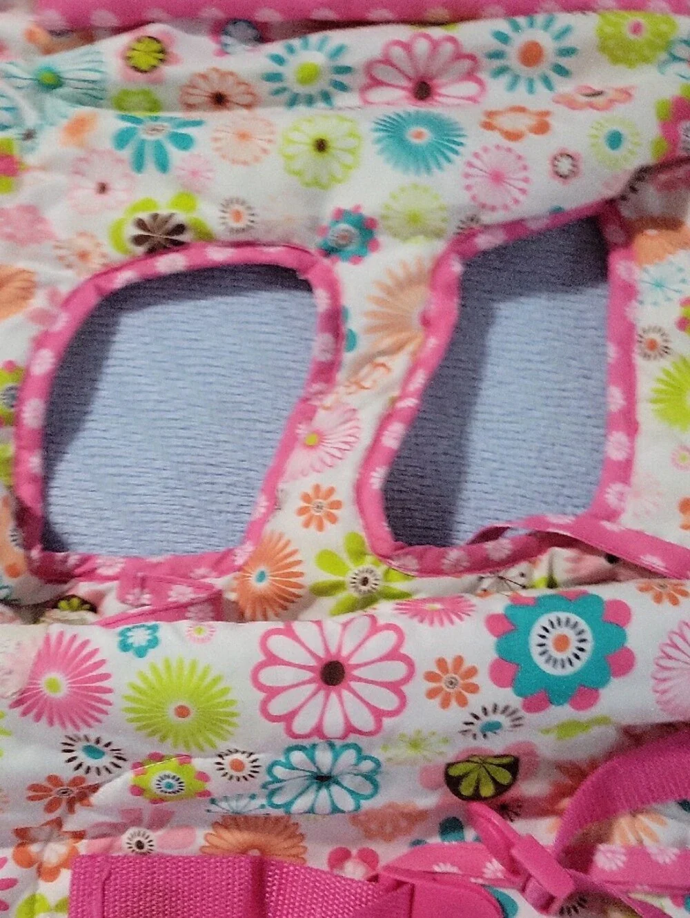 Floral Pink Adjustable Kids Harness Seat Cover